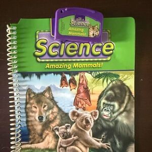 Used Leap Frog Science Amazing Mammals! Book & Game. Not Tested